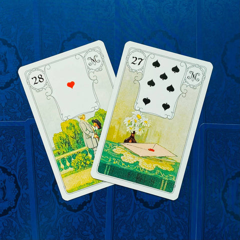 Lenormand Blue Owl Premium Edition Silver Foil Cards Deck Agm Urania