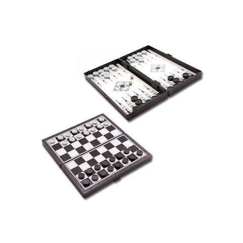 Star Magnetic Chess & Checkers & Backgammon Chessman & Board By Star