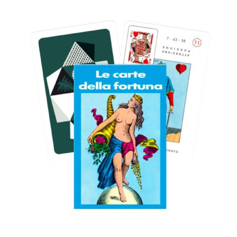 Le Carte Della Fortuna Playing Cards Tarot Deck Modiano Magic Fortune Blue