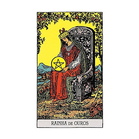 Tarot de A.E. Waite Pocket Blue Edition Portuguese