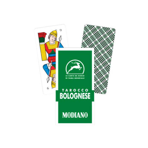 Tarocco Bolognese Playing Cards Tarot Deck Modiano Magic Table Games Green