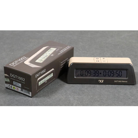 DGT1002 Bonus Chess Timer – Digital Game Clock for Chess & Board Games