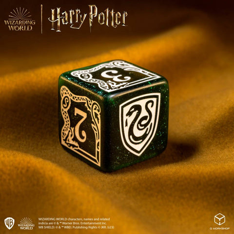 Harry Potter. Slytherin Modern Dice Set Green Role Playing Games Q-Workshop