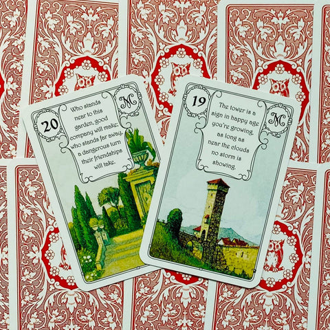 Red Owl By Mlle Lenormand Cards Deck Esoteric Fortune Telling Agm