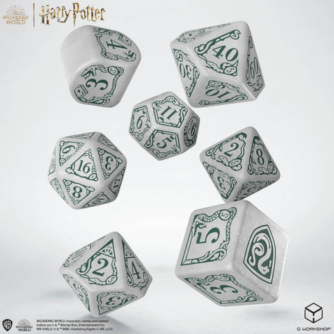 Harry Potter. Hufflepuff Modern Dice Set Black Role Games Q-Workshop
