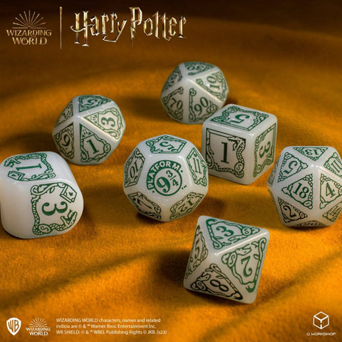 Harry Potter. Hufflepuff Modern Dice Set Black Role Games Q-Workshop