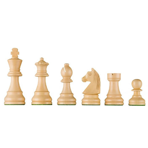DGT Timeless Wooden Chess Pieces Classic Staunton Weighted Tournament Set