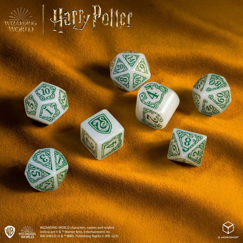 Harry Potter. Hufflepuff Modern Dice Set Black Role Games Q-Workshop