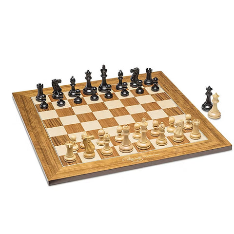 Judit Polgar Deluxe Wooden Chess Pieces In Box Tournament Set DGT