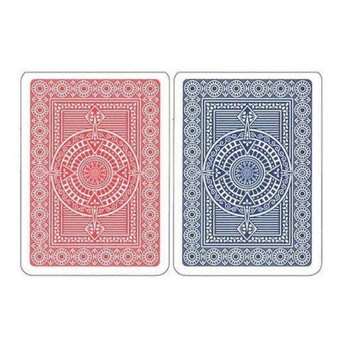 Platinum Acetate Quality Playing Cards Deck Modiano Regular Index Blue Red