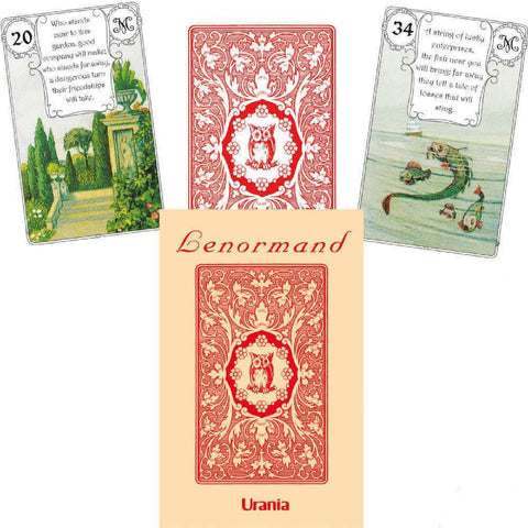 Red Owl By Mlle Lenormand Cards Deck Esoteric Fortune Telling Agm