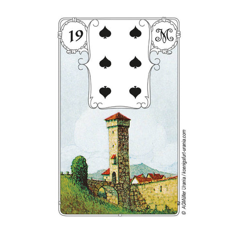 Blue Owl By Mlle Lenormand Cards Deck Esoteric Fortune Telling Agm