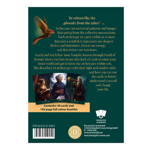 The Phoenix Cards – Oracle Divination Deck – Symbolism & Fortune Telling Set