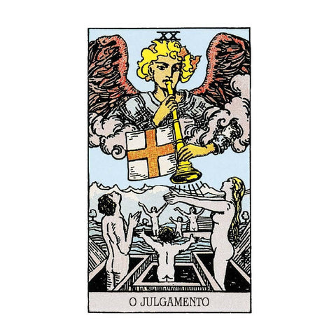 Tarot de A.E. Waite Pocket Blue Edition Portuguese