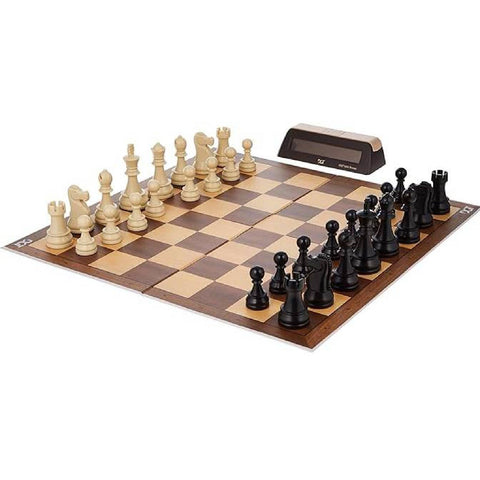 Chess Starter Box Brown (Pieces, Board & DGT1002) DGT