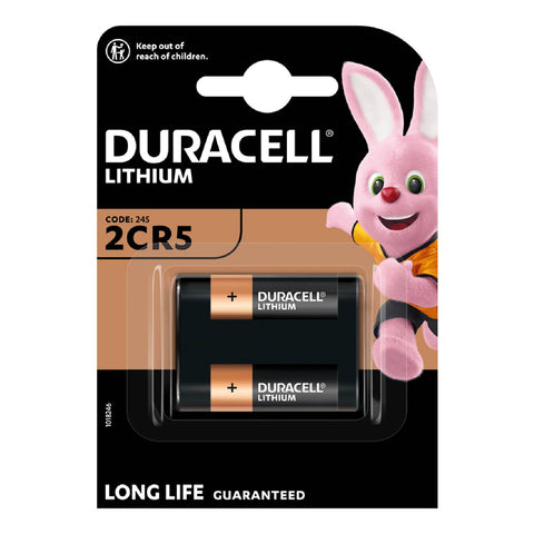 Duracell 2Cr5 Lithium Battery 245 6V Dl245A El2Cr5 Made In USA 1Bl