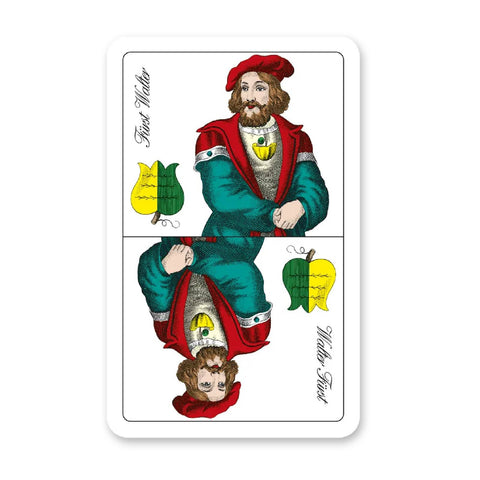 Magiare Belot Green Playing Cards Deck Modiano 100% Plastic Magic Tarot