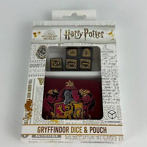 Harry Potter. Gryffindor Dice & Pouch Set Magic Wizard Role Games Q-Workshop