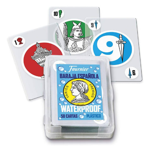 Fournier Baraja Española Waterproof Playing Cards Deck Poker Size