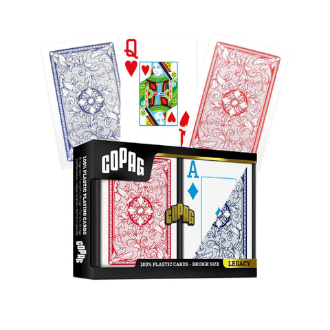 Legacy Copag Elite Bridge Size Playing Cards Double Deck Jumbo