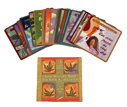 The Four Agreements Cards Don Miguel Ruiz Transformation Oracle Hay House NEW