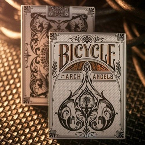 Bicycle Archangels Playing Cards For Poker | Theory11 | Made in USA | Black White