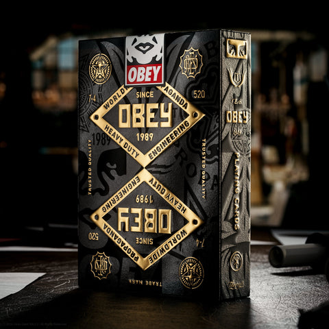 Obey Playing Cards Gold edition Theory11