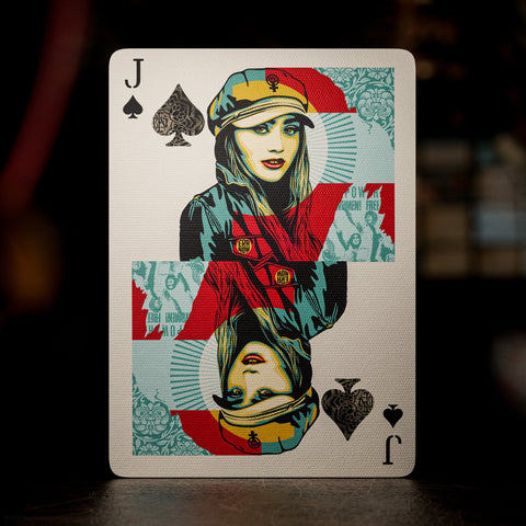 Obey Playing Cards Red Edition Theory11