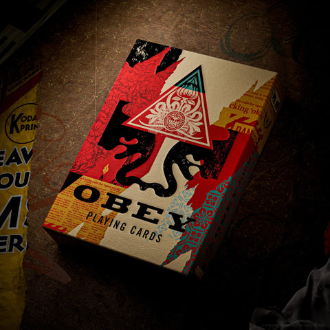 Obey Playing Cards Collage edition Theory11