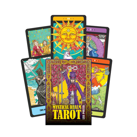 Mystical Realm Tarot Cards Deck Lisa Porter Rockpool Based On Raider-Waite NEW
