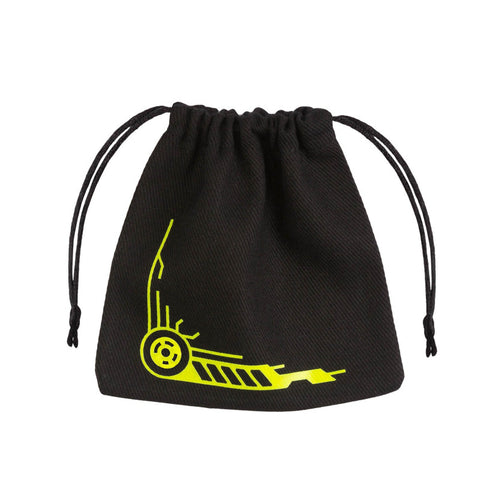GALACTIC DICE BAG BLACK YELLOW ROLEPLAYING GAMES Q-WORKSHOP RPG DND POUCH NEW