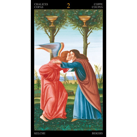 Golden Botticelli Tarot Deck Cards Esoteric Fortune Telling Lo Scarabeo NEW