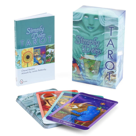 Simply Deep Tarot Cards Deck Schiffer Publishing By Chanel Bayless Sp023