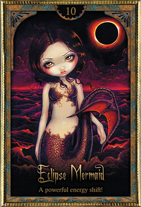 Oracle Of Shadows And Light Cards Deck Blue Angel By Lucy Cavendish Mystic NEW