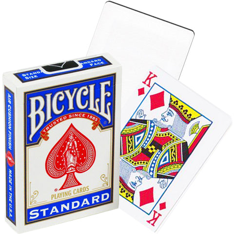 Bicycle Blank Back Standard Face White Magic Tricks Cards Deck USpcc Blue NEW