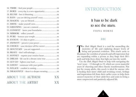 Dark Magick Oracle Cards Deck Reveal The Light Within Rockpool Publishing NEW