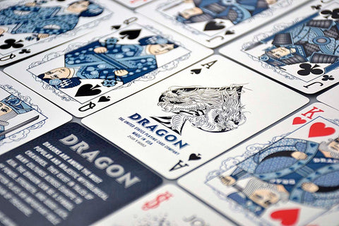 Bicycle Dragon Playing Cards Deck Poker Cartes A Jouer Air-Cushion Finish