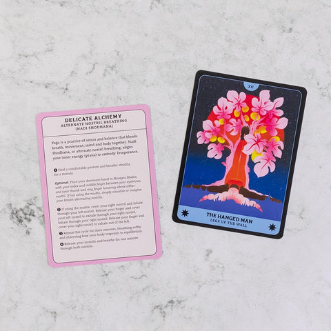 Yoga Through Tarot cards Leaping Hare Press