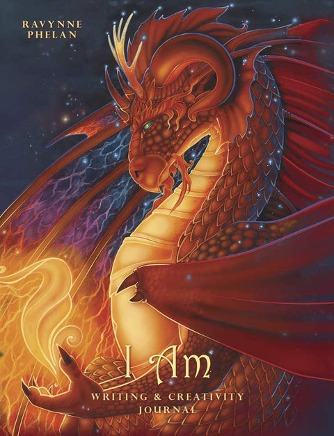 I Am Writing &Creativity Journal Lined Notebook Ravynne Phelan Blue Angel Iamj16