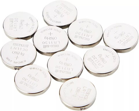 10 Maxell Alkaline Lr1130 189 Batteries 1.5V Coin Cell Button Ag10