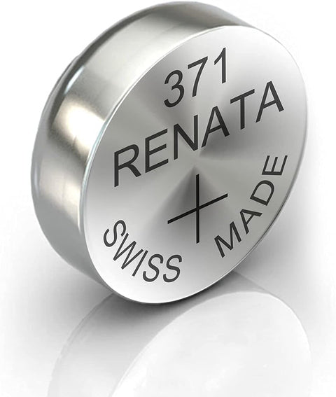 10 Renata 371 Sr920Sw Mp-E Batteries Silver Oxide 1.55V Swiss Made