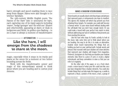 Witch's Shadow Work Oracle Cards 40-Card Deck & Guidebook Watkins Publishing