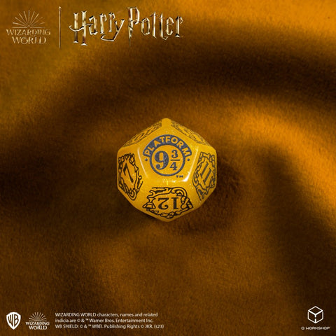 Harry Potter. Hufflepuff Modern Dice Set Yellow Role Games Q-Workshop NEW
