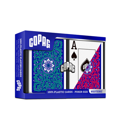 Copag 1546 Neoteric Poker Size Jumbo Index Double dDeck (Red/Green)