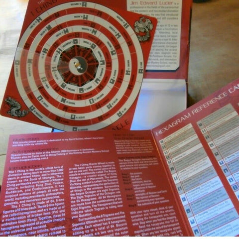 I Ching Oracle Wheel Divination System Schiffer Publishing By Edward Lucier NEW