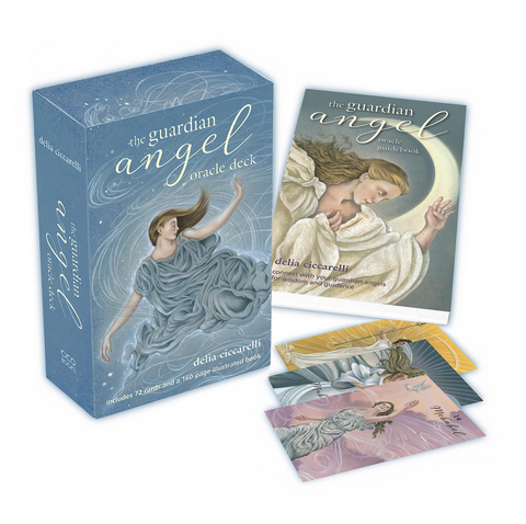 The Guardian Angel Oracle Cards Deck And Book Cico Books Delia Ciccarelli NEW