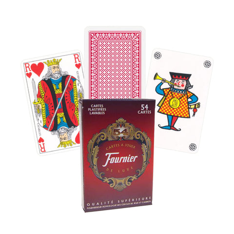 Fournier Bridge Playing Cards Deck De Luxe Cartes A Jouer De Luxe Red 10023409
