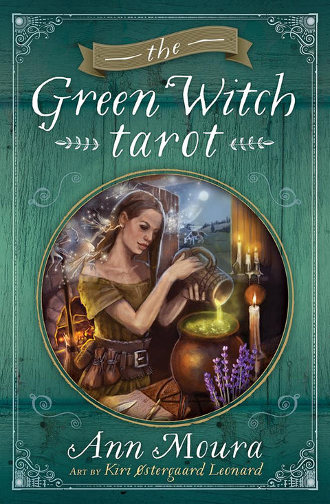 The Green Witch Tarot Cards Deck Ann Moura Esoteric Llewellyn NEW