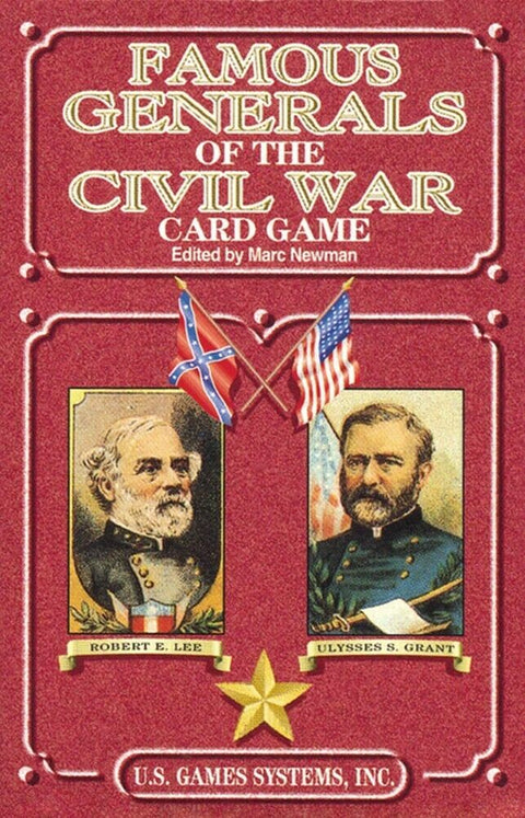 Famous Generals Of The Civil War Playing Cards Deck US Games Systems Magic NEW