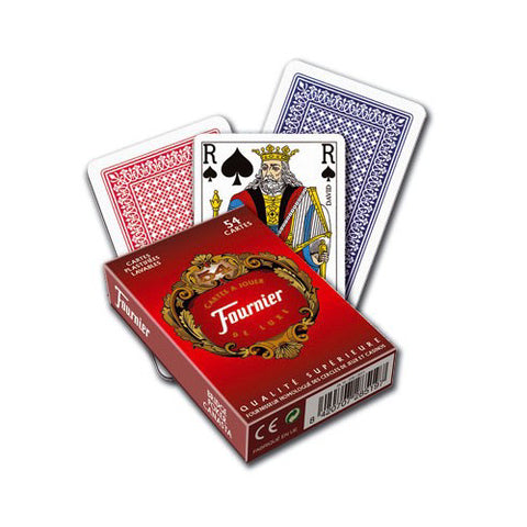Fournier Bridge Playing Cards Deck De Luxe Cartes A Jouer De Luxe Red 10023409